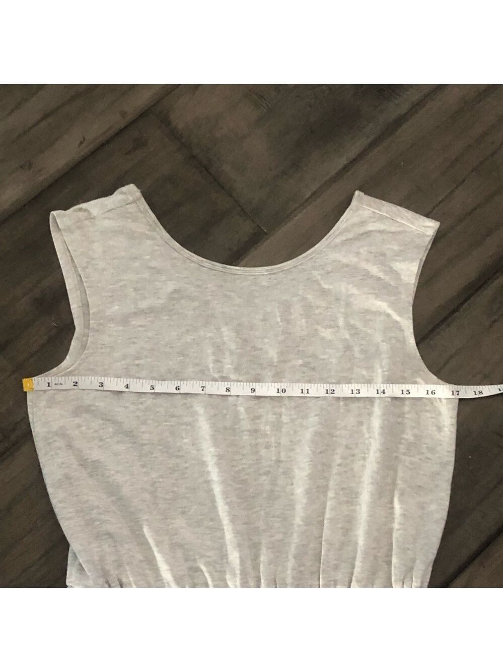 Athleta Heather Gray Dress w/ Criss Cross Back - Size Small - Picture 13 of 16